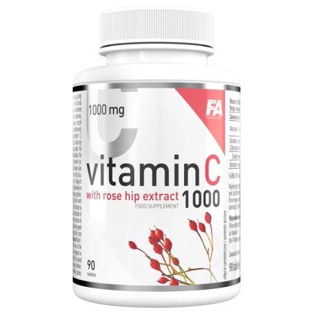 FA Health Line Vitamin C 1000 with rose hip extract 90 tabs