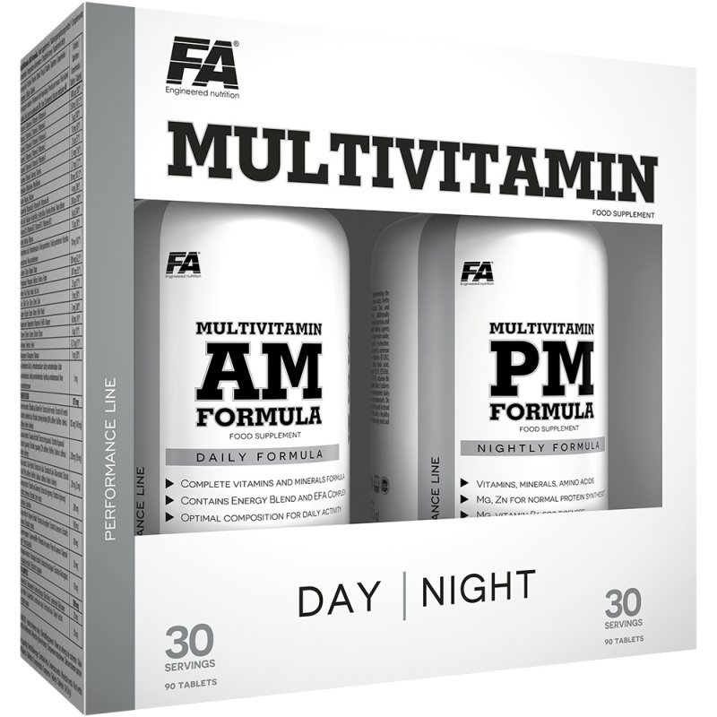 Fa Nutrition Multivitamin Am Pm Formula Fitness Authority Oficjalny Sklep Fa Nutrition