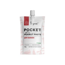 So good! POCKET SIZE full of peanut paste with crackers 40 g
