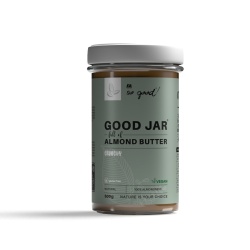 So good! GOOD JAR® full of ALMOND BUTTER - crunchy 500 g