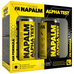 NAPALM Alpha Test (AM PM Formula) 240 tabs (2x120 tabs)