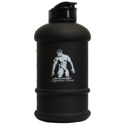 LEVRONE Water jug black/white 1,3 L czarne wieczko