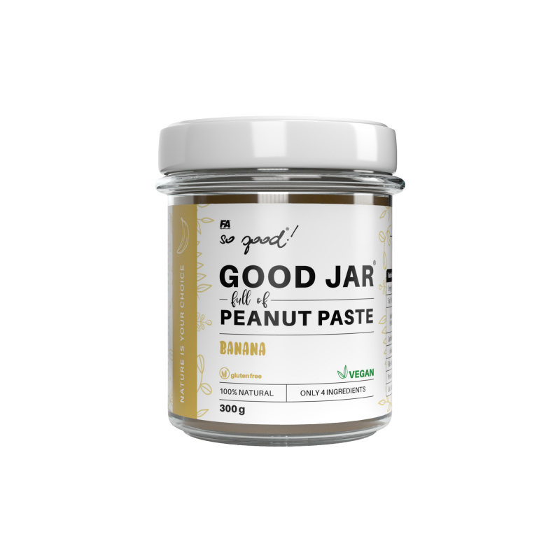 So good! GOOD JAR® full of banana peanut paste 300 g