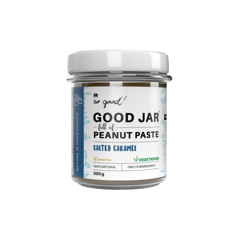 So Good! GOOD JAR® full of PEANUT PASTE - salted caramel 300 g