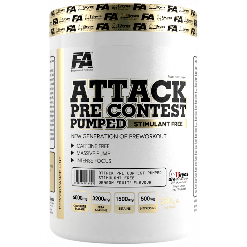 ATTACK Pre-contest Pumped Stimulant Free 350 g