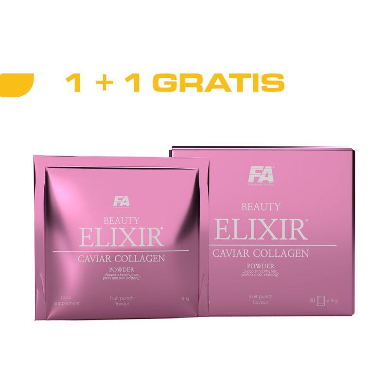 Beauty Elixir Caviar Collagen 20x9 g Fruit punch (Buy 1 second FREE!)